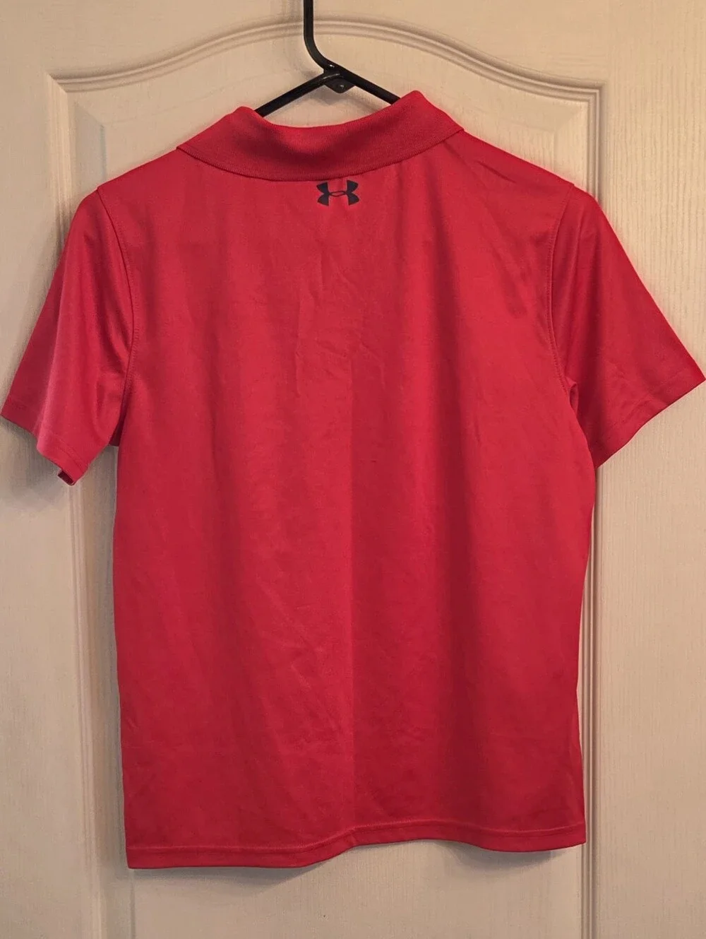Under Armour Red Polo with Chest Logo KIDS SIZE XL